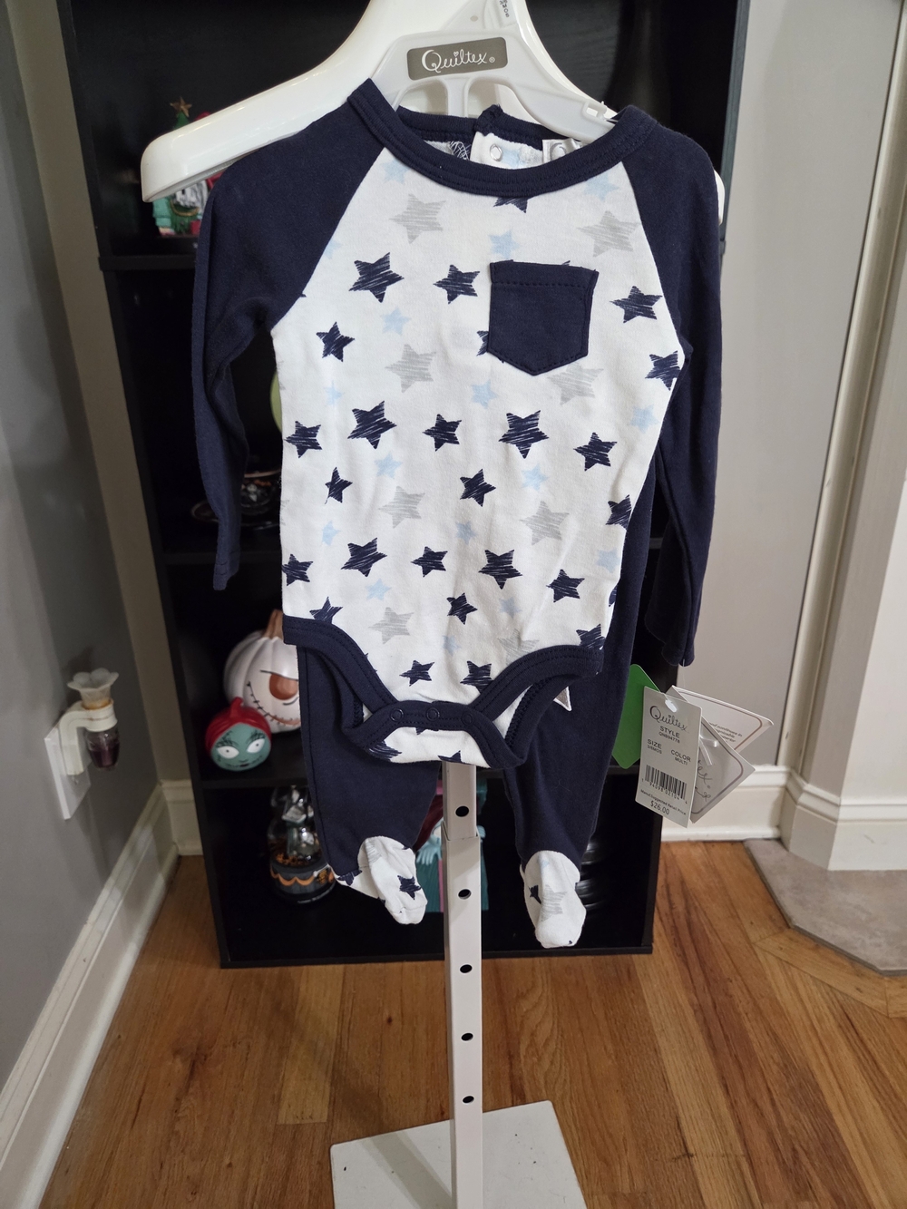 Quiltex Navy & White Star 2 Piece